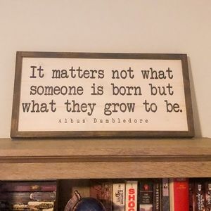 Modern Farmhouse Harry Potter Sign